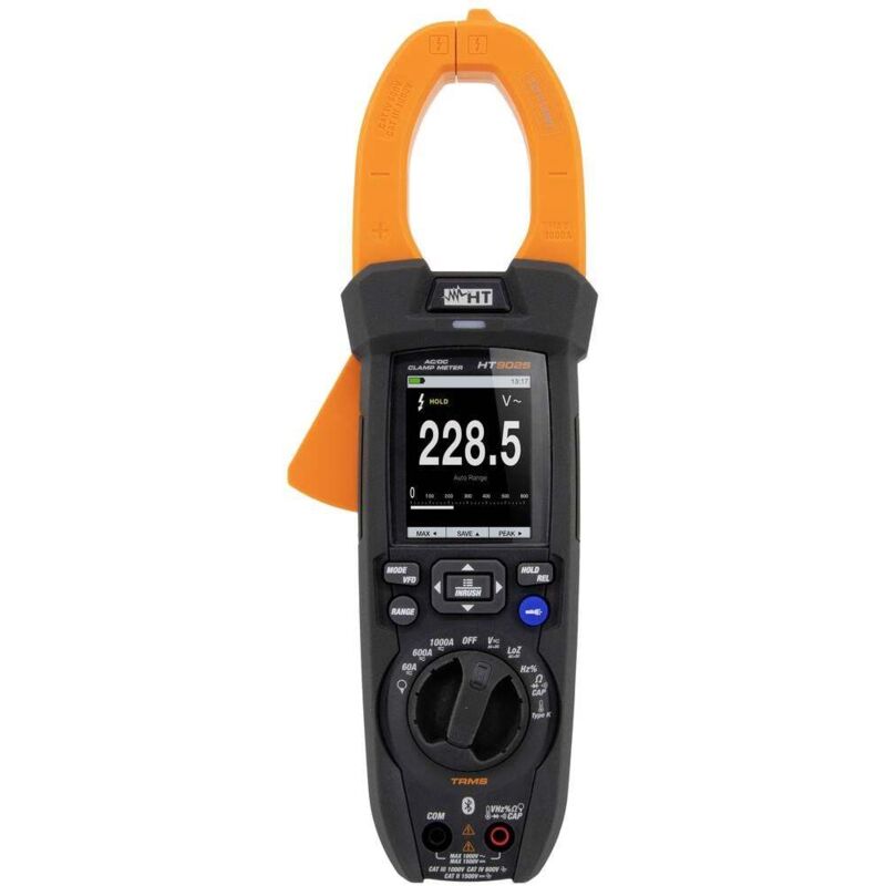 Ht Instruments - HT9025 Pince ampèremétrique numérique cat iii 1000 v, cat iv 600 v, cat ii 1500 v Affichage (nombre de points): 6000 S640792