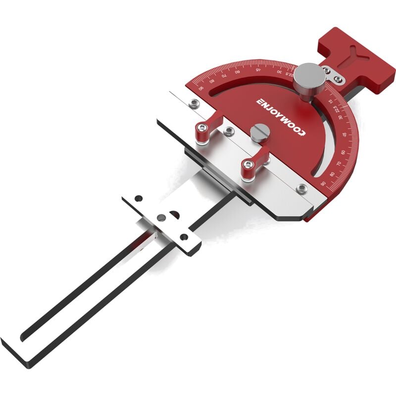 Pince auxiliaire de guidage multi-angle réglable à 65° en alliage d'aluminium pour Makita Festool DeWalt Precision Cutting 33,5 x 14,5 x 6,5 cm