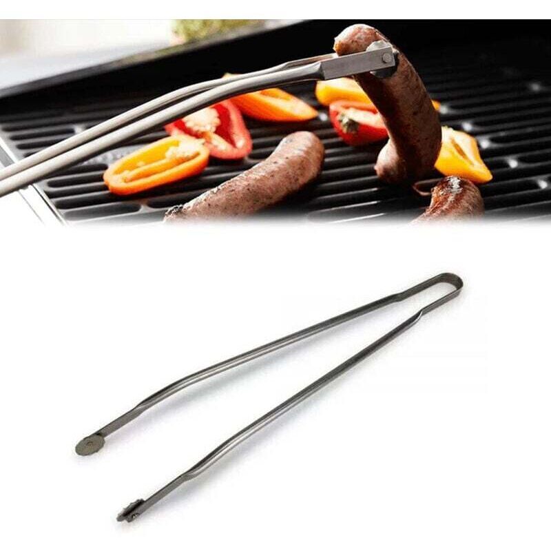 Pince Barbecue à roulettes,Pince Barbecue Roulette Professionnelle 39cm-Pince à Retourner