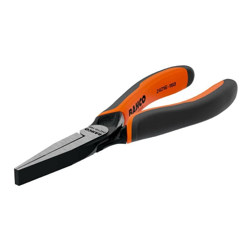 Bahco - Pince à bec plat long ergo 140 mm 2421-G-140