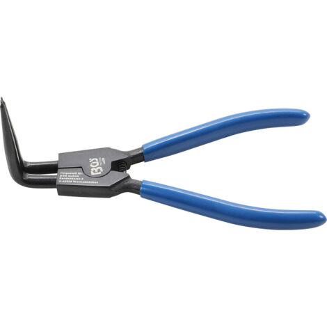 Bgs Technic – Pince circlips coudée 165 mm – Pointes extra longues 55 mm – Ouverture automatique – Poignée ergonomique