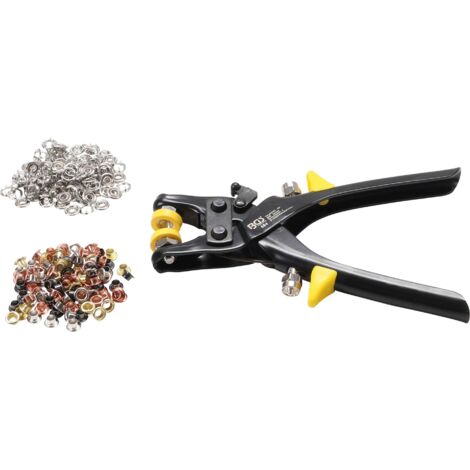 Pince BGS Technic œillets boutons noir 160 mm
