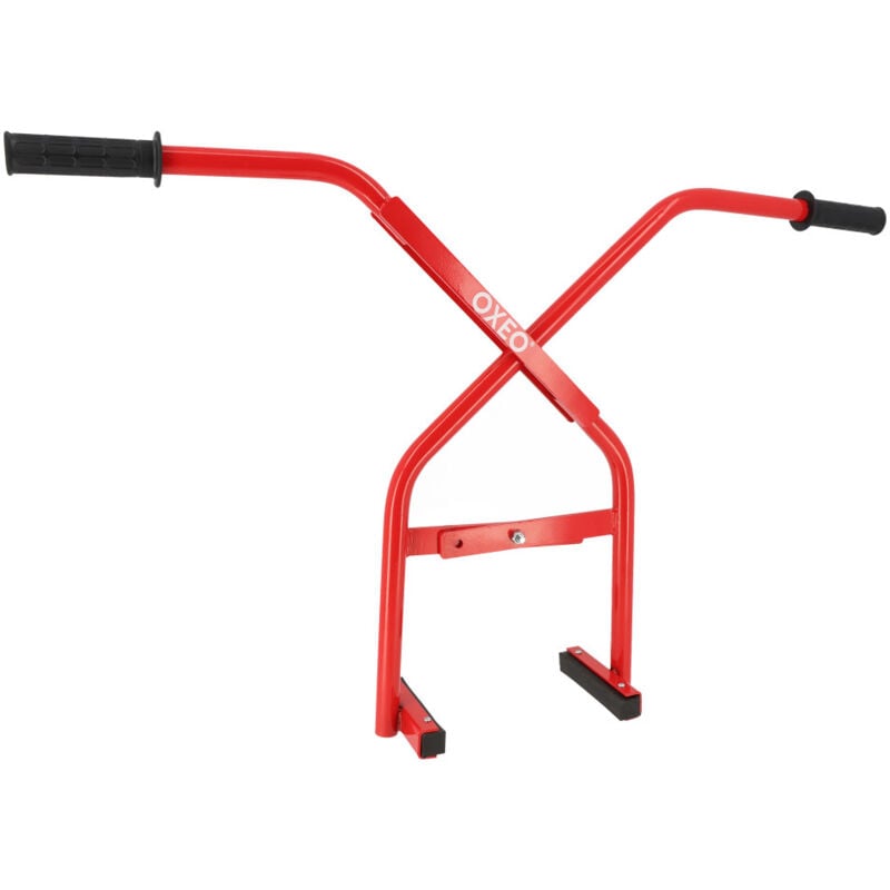 Oxeo - Pince bordure professionnelle - Acier - Capacité serrage réglable 3 positions - Portée 6-45cm - 100kg - Lève bordure Trottoir