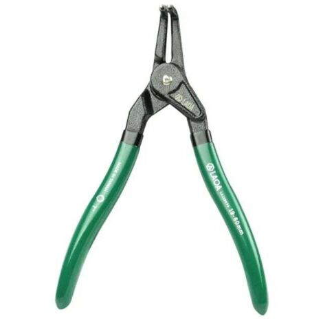 – Pince circlips ext. Courbe, Pince pour joncs extérieurs, pince de retenue de 7 pouces, pince à Circlip multifonction, pince à anneau de serrage d'arbre par pointe droite incurvée, type externe,