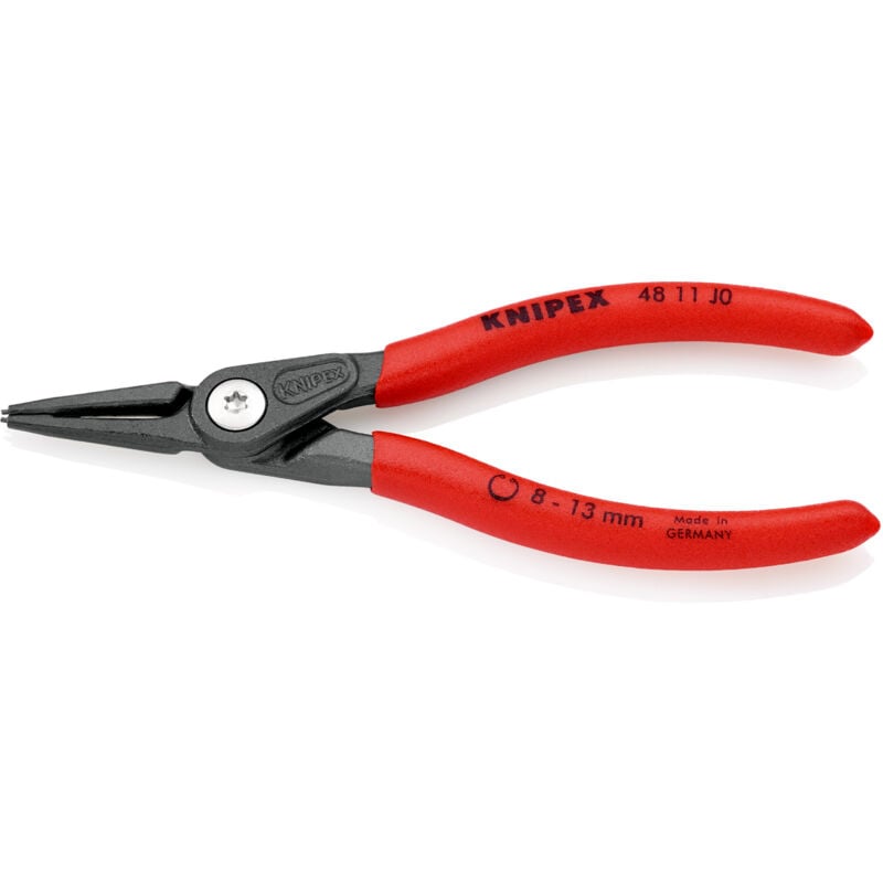 Knipex - 48 11 J0 sb Pince pour circlips Adapté pour (pinces pour circlips) circlips intérieurs 8-13 mm Forme de la panne
