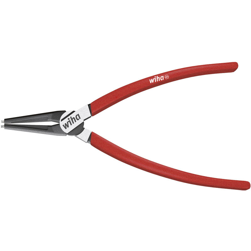 Wiha - Pince pour circlips avec système de maintien MagicTips® pour circlips extérieurs (arbres), forme droite a 2, 185 mm (34700)