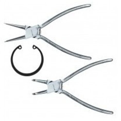 Pince Circlips Interieure Coudée 140 Mm - Outifrance