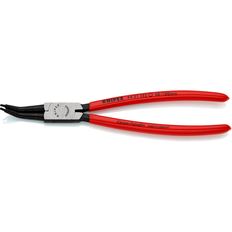 Knipex 44 31 J32 Circlip Pliers Internal 45° Bent Tip 40-100Mm J32