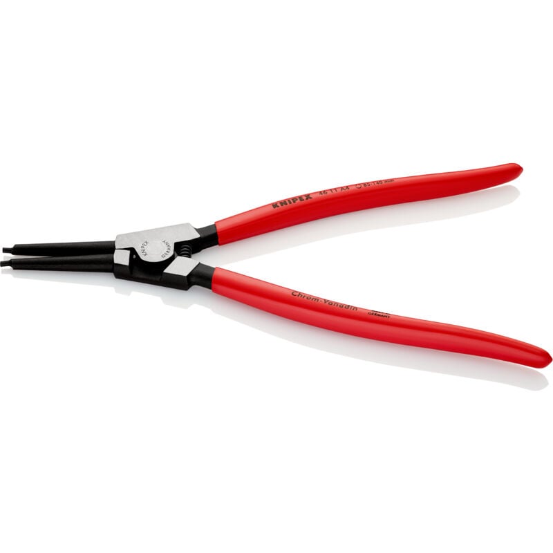 Knipex - 46 11 A4 Pince pour circlips pour circlips extérieurs d'arbre gainées en plastique noire atramentisée 320 mm
