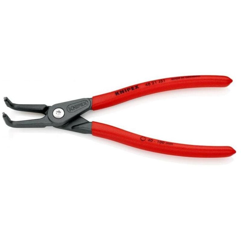 Knipex - Pince a circlips interieurs 40-100 coudee