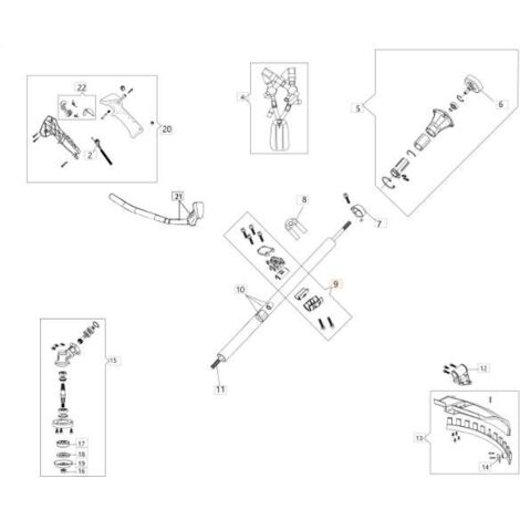 PINCE COMPLÈTE ORIGINALE EMAK BF000125R