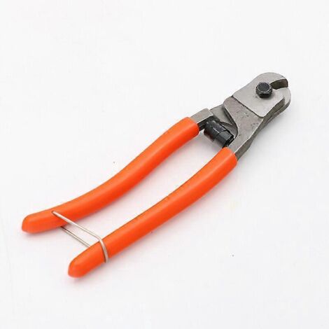 Pince coupante 205 mm en acier au chrome-vanadium, adaptée à la coupe des câbles en cuivre, en acier, en aluminium et des câbles électriques (1 pièce)