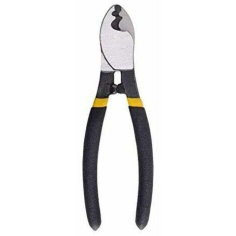 Pince coupante de 165 mm avec mâchoires de serrage, adaptée aux fils d'aluminium et de cuivre.