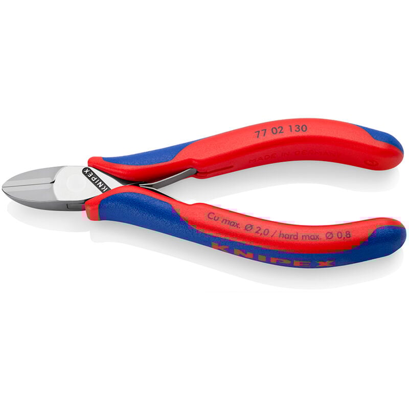 Knipex - Pince coupante diagonale avec facette 77 02 130 130 mm 1 pc(s)