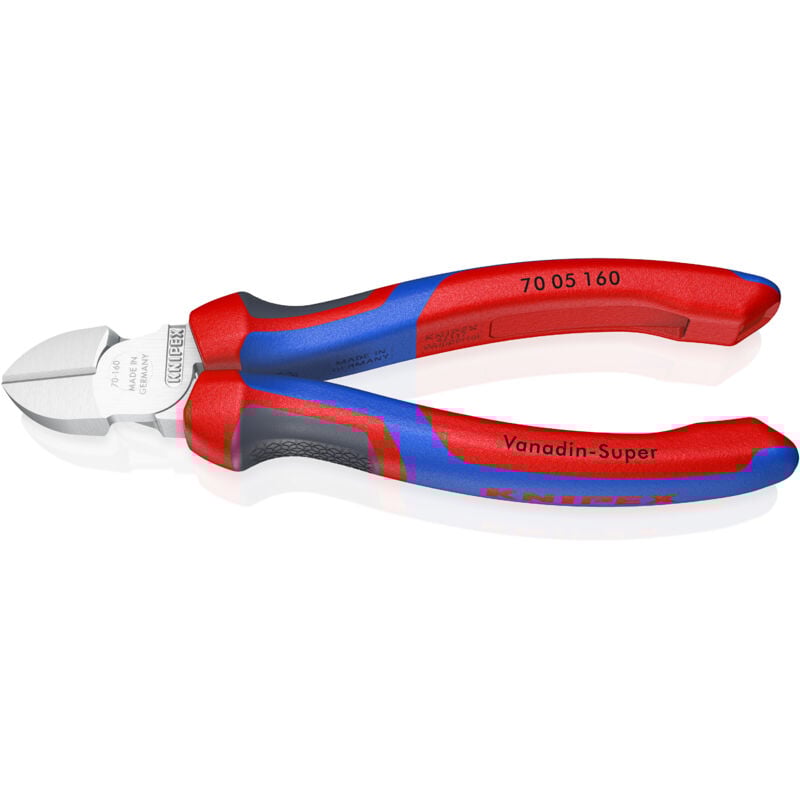 Knipex - Pince coupante diagonale avec facette 70 05 160 160 mm 1 pc(s)