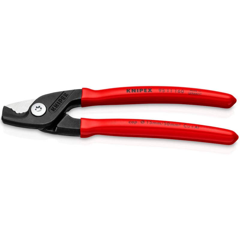 Knipex - Cisailles à câble avec poignée plastique 160mm