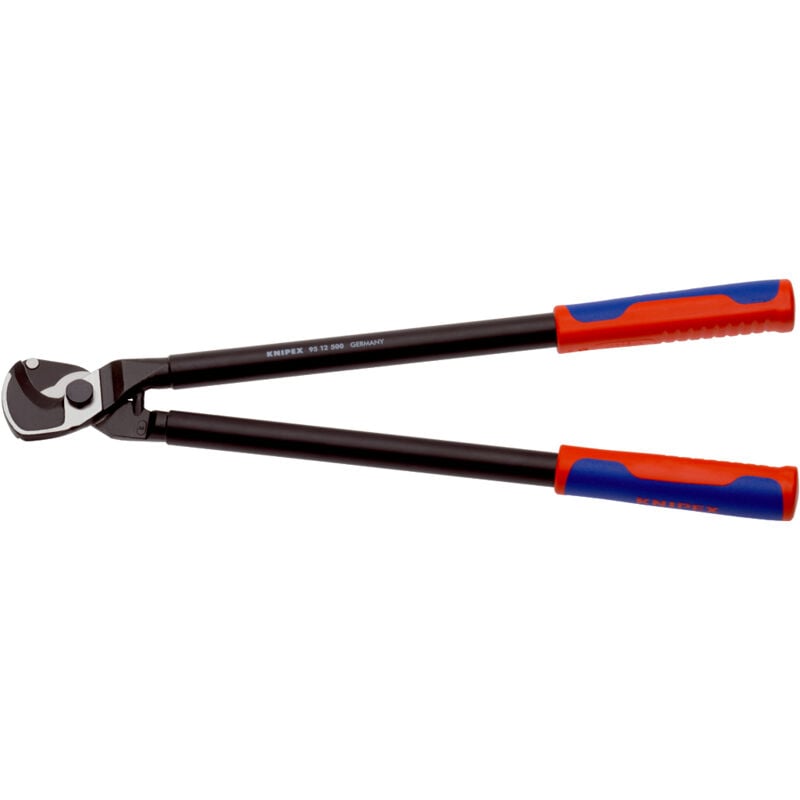 Knipex - 95 12 500 Pince coupe-câbles Adapté pour (technique d'isolation) câbles en alu et en cuivre, à 1 ou plusieurs fi
