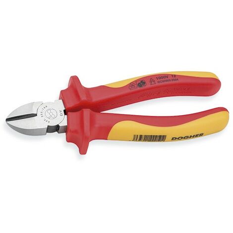 Pince coupante diagonale isolée, VDE 1000V, 180 mm  DOGHER 255-180