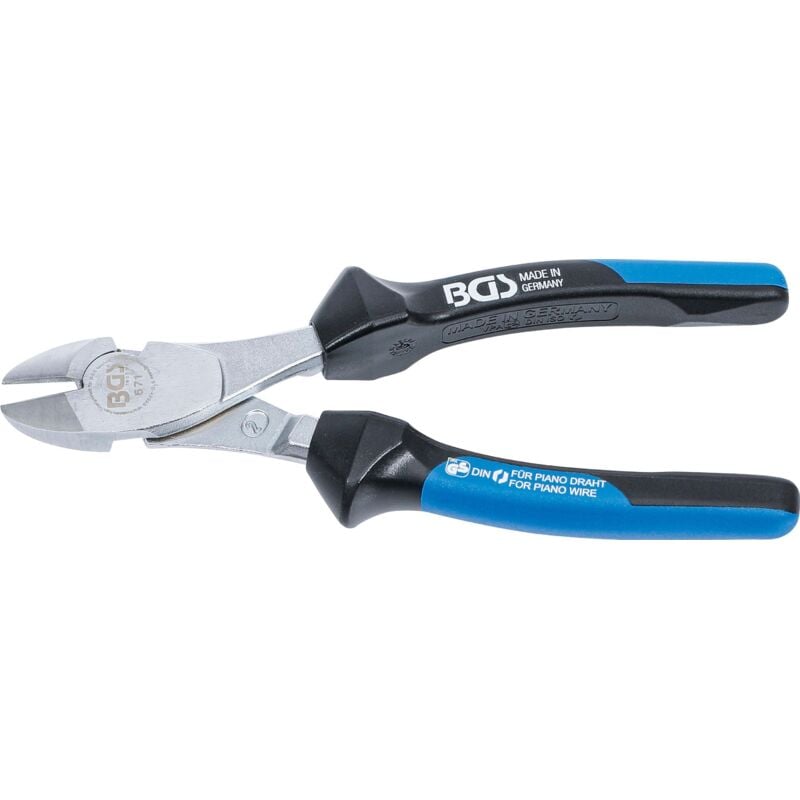 Bgs Technic - Pince coupante diagonale renforcée pour fil de piano 200 mm