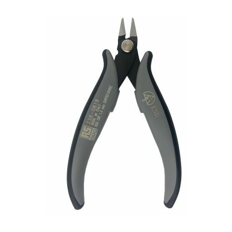 Pince coupante encastrée à angle inverse à tête moyenne RS PRO 138 mm, ESD ( Prix pour 1 )