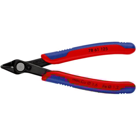 Knipex Super-Knips 78 41 125 pour l'électronique et la mécanique de précision Pince coupante pour circuits imprimés sans facette 125 mm C55253