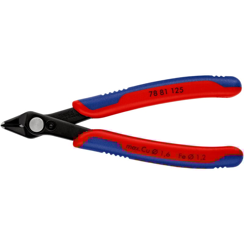 Pince coupante diagonale avec facette Knipex 76 05 125 125 mm 1 pc(s)