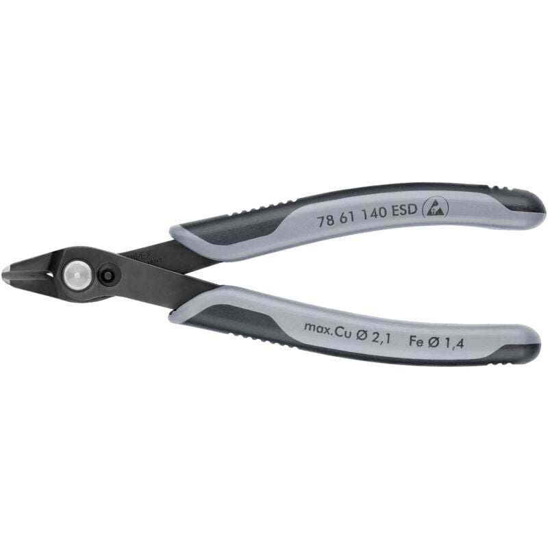 Knipex - Super-Knips 78 61 140 esd pour l'électronique et la mécanique de précision Pince coupante pour circuits imprimés