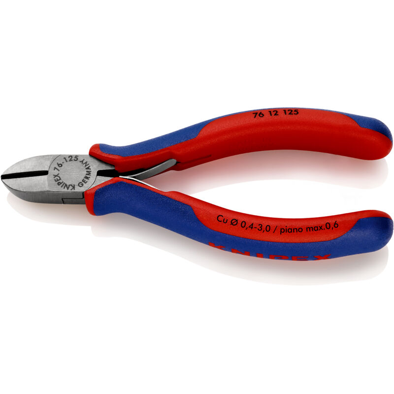 Knipex - Pince coupante diagonale avec facette 76 12 125 125 mm 1 pc(s)
