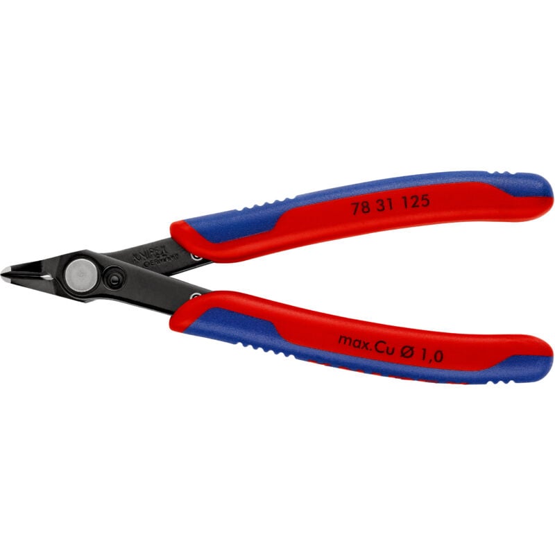 Knipex - Super-Knips 78 31 125 pour l'électronique et la mécanique de précision Pince coupante pour circuits imprimés san