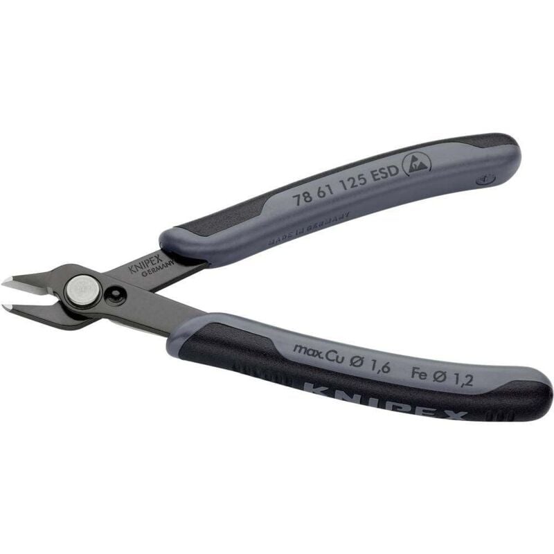 Knipex - Super-Knips 78 61 125 esd antistatique (esd) Pince coupante pour circuits imprimés sans facette 125 mm