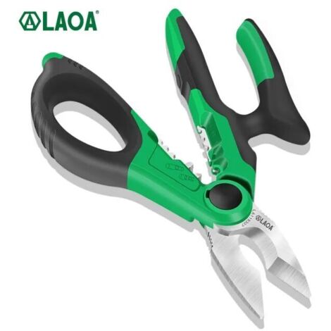 Pince Coupe-Câble 1,5-4 mm² en Acier Inoxydable pour Électriciens – Dénude et Sertit Fils