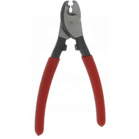 Pince coupe-câble 162mm – Pour câbles cuivre et aluminium jusqu'à 16 mm² – Mâchoire en acier au carbone – Coupe nette et précise – Bizline