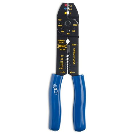 Pince coupe-câbles BM pour cosses de câbles 0,25-6 mm acier