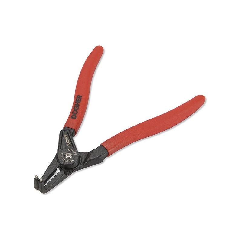 Dogher - Pince courbée pour l'extérieur, Seeger Pro (180 mm) 221X-180