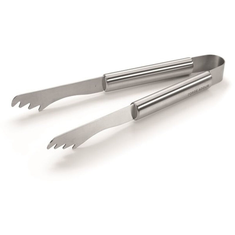 Forge Adour - Pince inox courte pour plancha