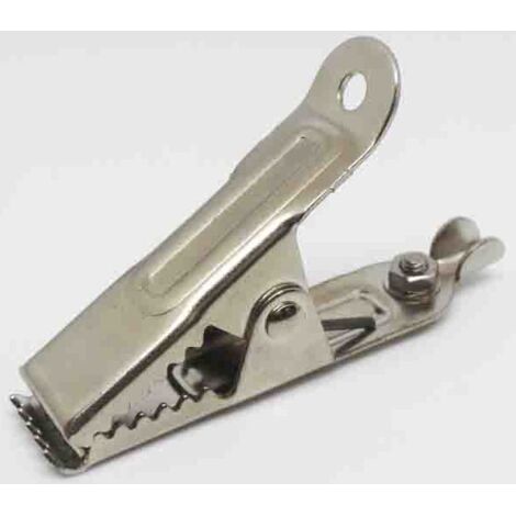 Pince crocodile, 25A, Argent, 30mm RS PRO