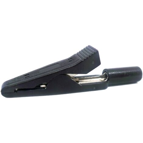 Pince crocodile, 8A, noire, 8mm RS PRO