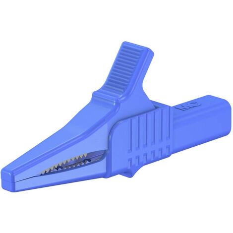 Pince crocodile de sécurité bleue Q59742
