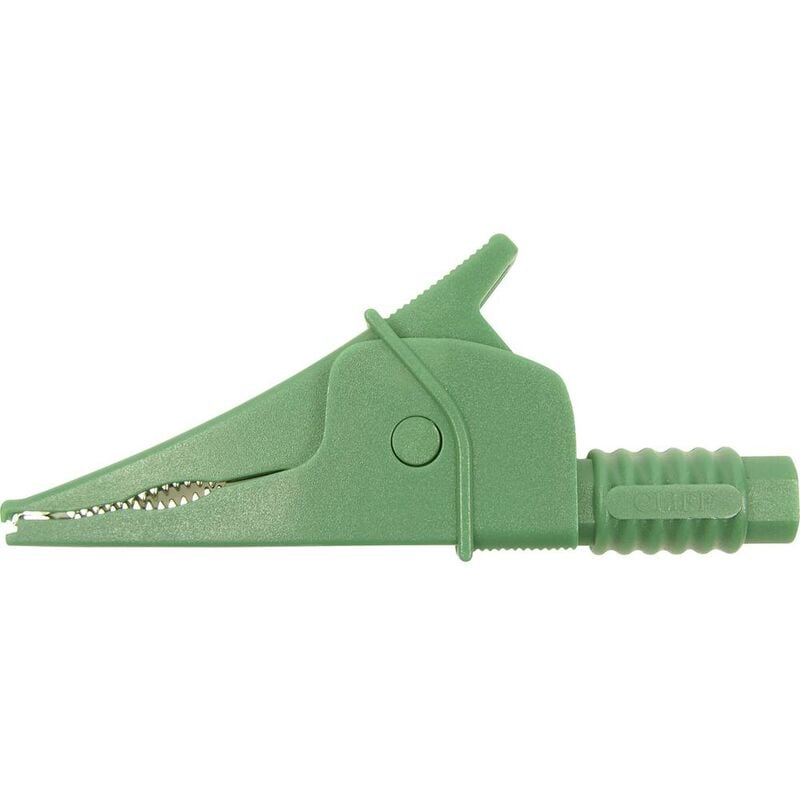 Cliff - Croc Clip Pince crocodile de sécurité enfichable 4 mm cat iii 1000 v vert - vert