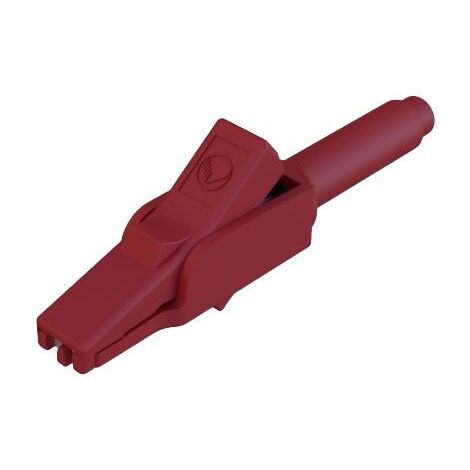 Pince crocodile miniature rouge SKS Hirschmann MA 260 SH Q75188