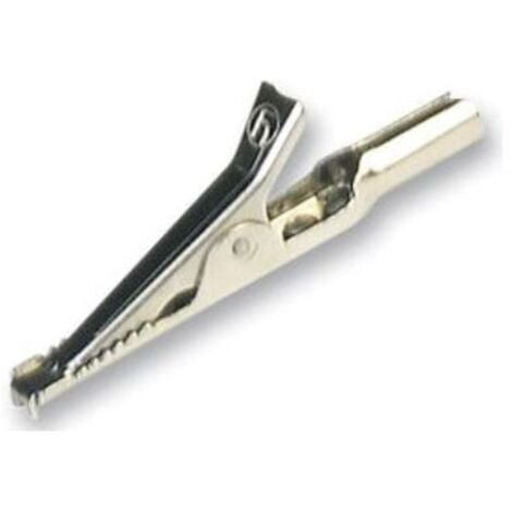 Pince Crocodile 200A Ber.halt : Max.25mm L. Ges : 110mm Noir Pinces