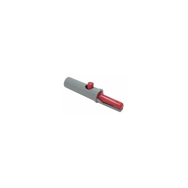 PINCE CROCODILE ISOLEE 4mm 6A - ROUGE (AK 10) (RI1096)