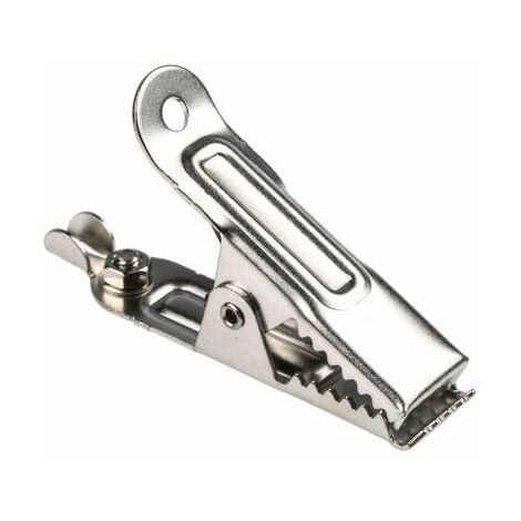 Pince crocodile RS PRO, 25A, Argent ( Prix pour 1 )