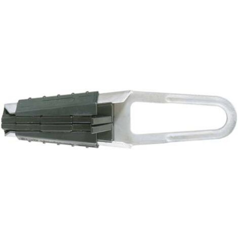 Pince d'ancrage 40100012 – Acier et plastique – Charge de traction 2500 N – Pour câbles 8-10 mm – Dimensions 174x45x32 mm – Rutenbeck