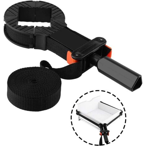 Pince d'Angle Réglable, Pince Coin Réglable à 4 Mâchoires, Cadre Coin Pince Bande, Plastique ABS 90 Degrés Rapide Pince d'Angle pour Cadre Photo En