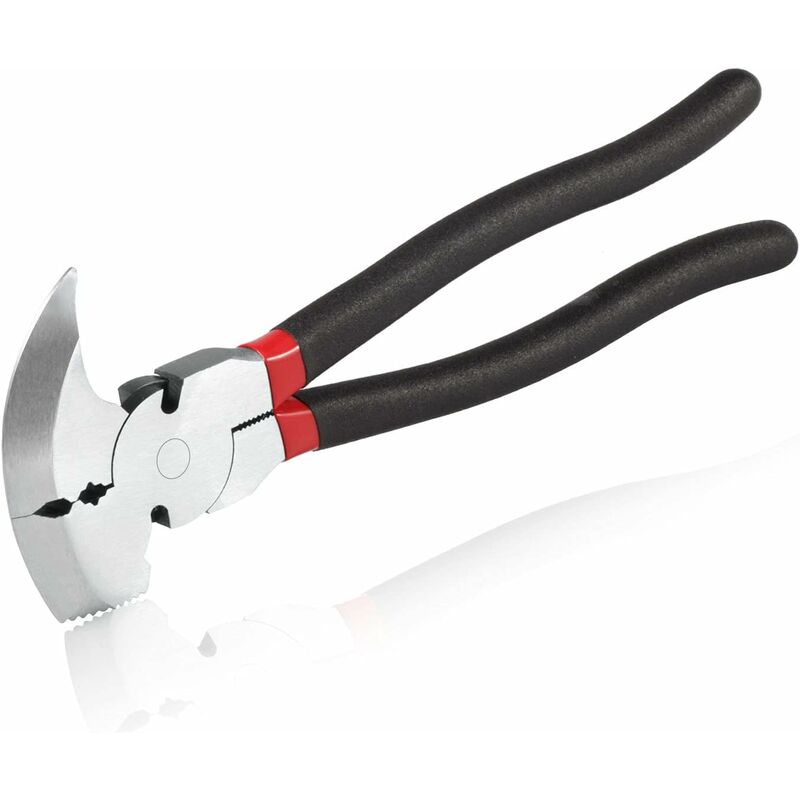 Pince de clôture de 26,7 cm - Pince à joints solides - Pince de clôture - Pince de clôture robuste - Outil multifonction pour clôtures - Pince avec
