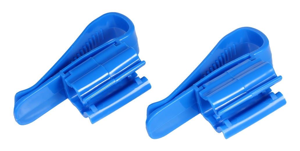 Pince De Conduite D'Eau, Accessoires Pour Aquarium, 2 Pieces, Bleu