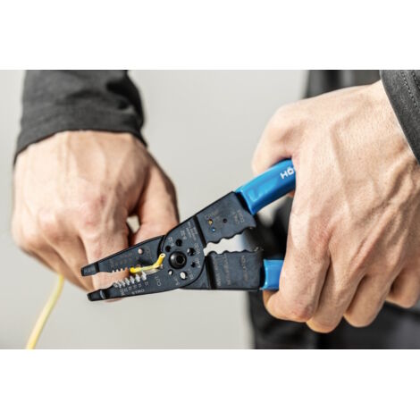 Pince de connecteur Hogert HT1P231 + buses 86 unités