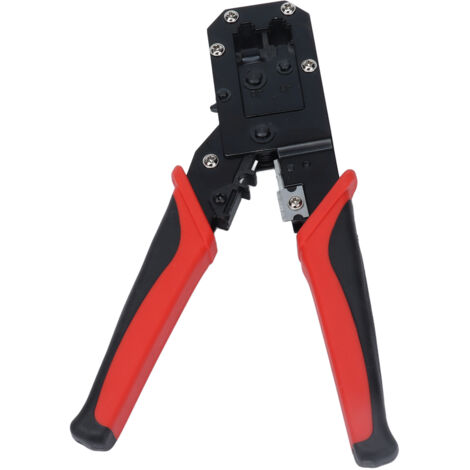 Pince de Crimpage RJ, Crimper JL-318 Multifunctional pour Connecteurs 8P et 6P en Carbone C45
