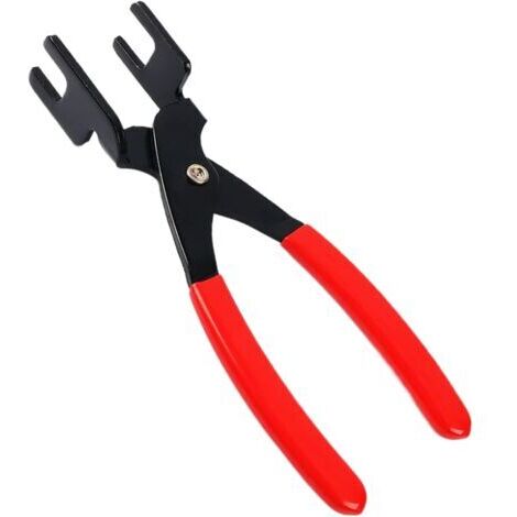 Pince de déconnexion de tuyau d'huile Outils de démontage rapide de ligne AC, séparateur de collier de serrage ergonomique en acier pour mécaniciens industriels, électriciens, camions automobiles